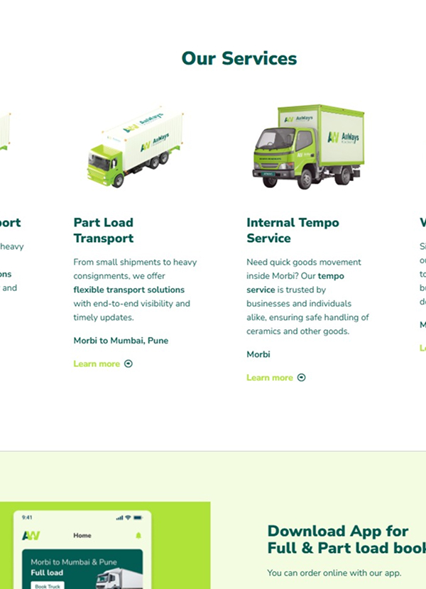 Service Area Map - Gujarat & Beyond